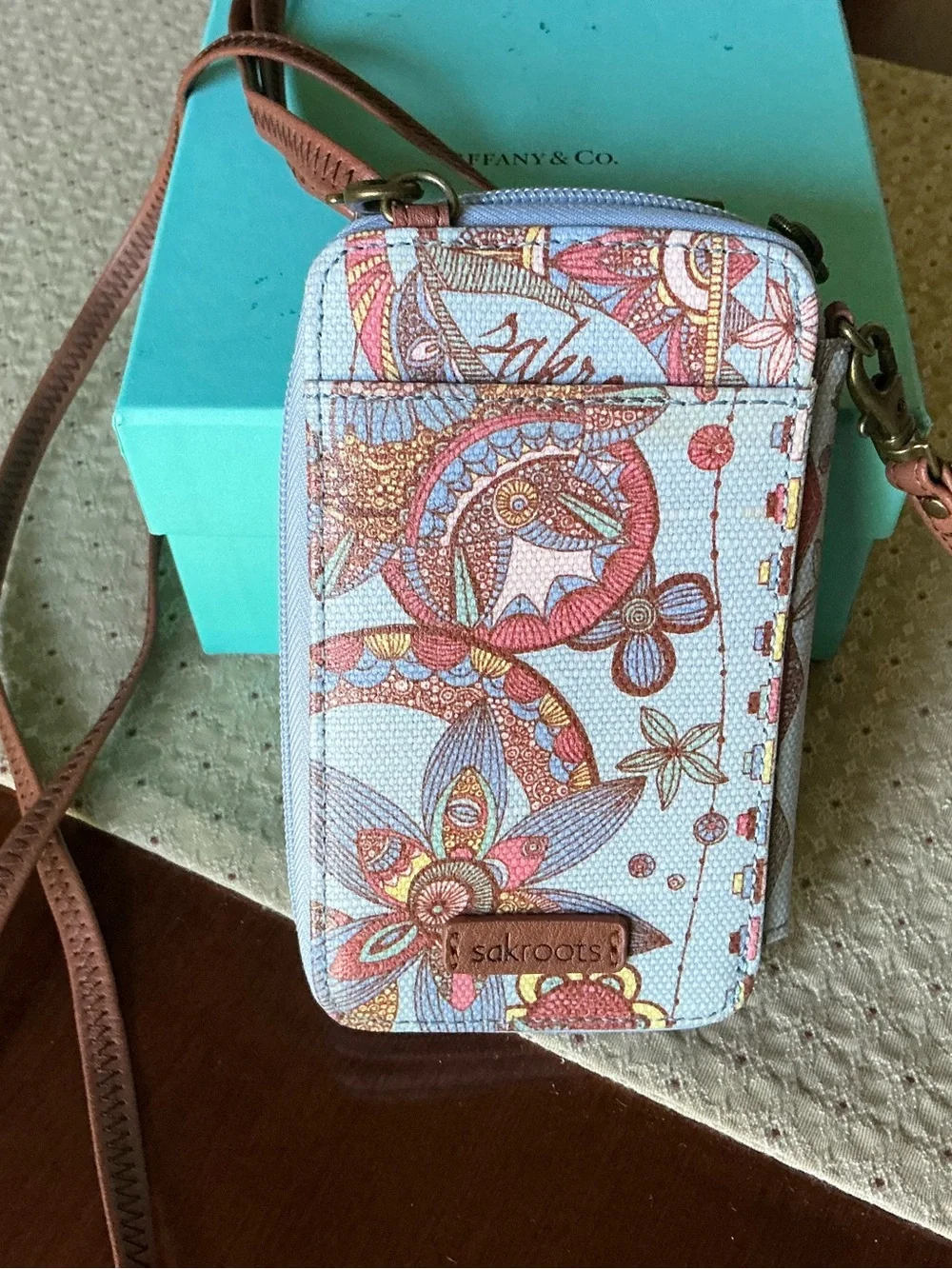 Sakroots Artist circle Sky Spirit Desert Smartphone Wristlet NWOT